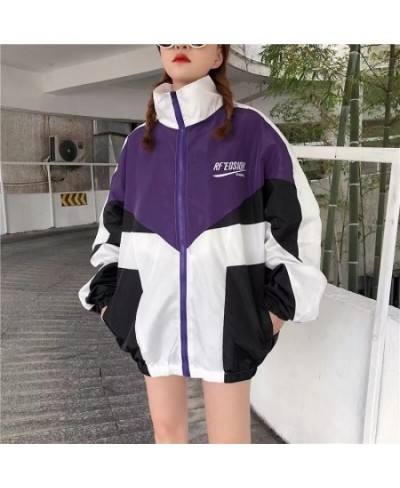 Jacket Women Harajuku Lamb Wool Y2k Bomber Fashion College Femme Uniform Varsity Baseball Jackets Female Oversized Streetwear...