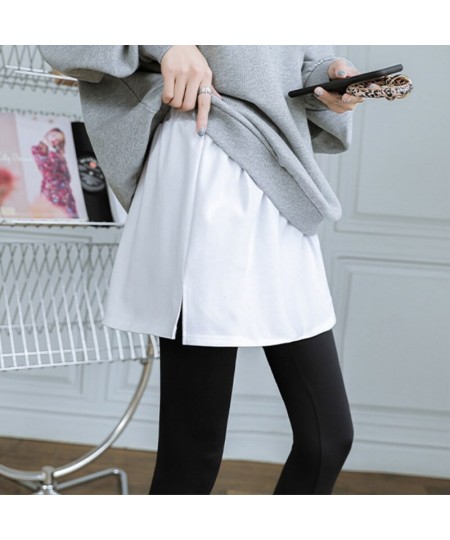 Fake Skirt Tail Blouse Hem Shirt Extender Women Short Petticoat Underskirt Mini Skirt Korean Fashion Black White Micro Skirt ...