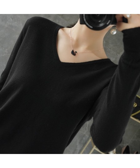 Women Sweater Spring Autumn V-neck Knitwear Long Sleeve Slim Warm Sweater Pullovers Lady Basic Jumpers Knitted Bottoming Shir...