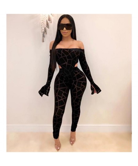 8 Colors S-XXL Big Size 2023 Fashion Slim Ladies Sexy sporswear Alligator skin jumpsuit yoga suit women's Pants $58.63 - Jump...