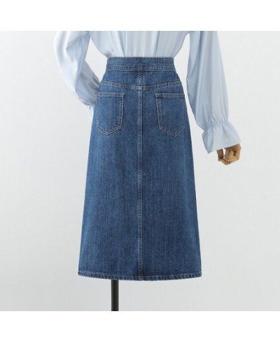 Denim Skirt Women's Summer 2023 New High Waist Design Sense Of Minority Split To Show Thin Denim Skirt With Buttocks Wrapped ...