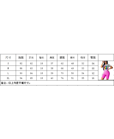 Women Colorful Lips Printed Short Sleeve T-shirt High Waist Shorts Summer Tie Dyeing Print Tracksuit 2PCS Clothes Set $29.03 ...