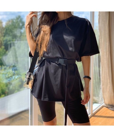 Casual Solid Outfits Women's Two Piece Suit With Belt Home Loose Sports Tracksuits Fashion Leisure Bicycle Suit Summer $30.53...