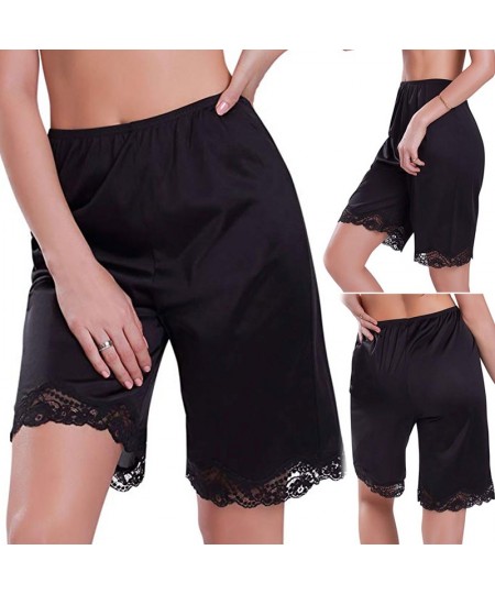 Women Sleep Bottoms Lace Sleep Loose Knickers Breathable Short Lingerie Sleepwear Hollow Out Homewear Lougwear Night Clothing...