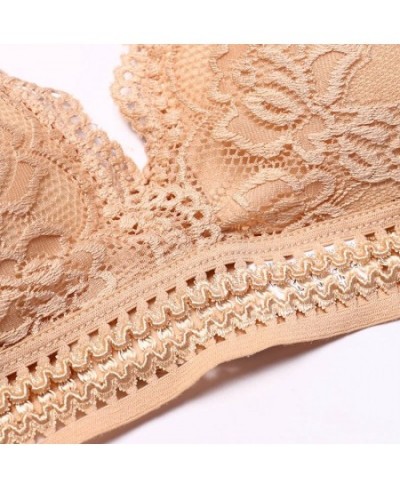 Seamless Deep V Lace Bras For Women Wireless Push Up Bra Thin Comfort Underwear Sexy Lingerie French Style Bralette $14.80 - ...