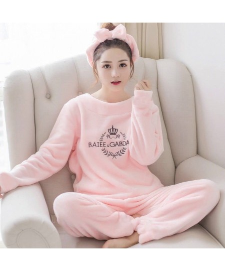 2023 Womens Pajamas Set Winter Thick Warm Flannel Pajama Sets Cartoon Pyjamas Women Homewear Animal Sleepwear Female Pajama $...