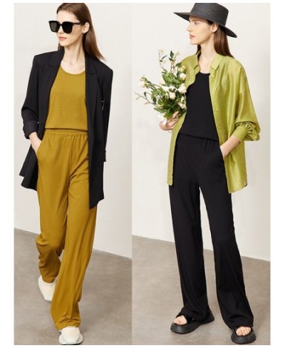 Minimalism 3 Piece Sets Women Outfits 2023 Spring New Fashion Shirt+elegant Vest+casual Versatile Pants Separately 12342122 $...