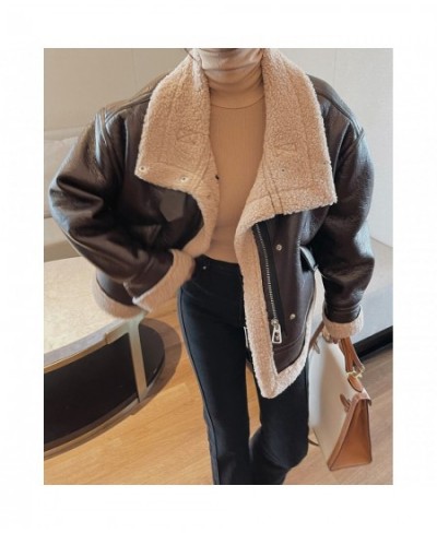 2022 Women Woolen Faux Fur Pu Leather Teddy Jackets Blazers Trench Coats Y2k Clothes Parkas Heavy Down Winter Za Oem Stylish ...