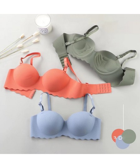 Sexy Bras Push Up Seamless Underwear for Women Solid Color Wireless Lingerie One-pieces Gather Convertible Straps Brassiere $...