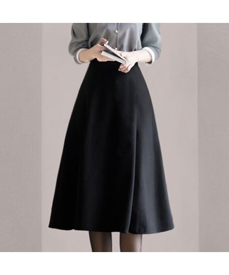 Spring French Vintage Casual Chiffon Shirt Tops Black Skirt Two-piece Elegant Women Skirt Suit Office Manager Outfits $45.19 ...