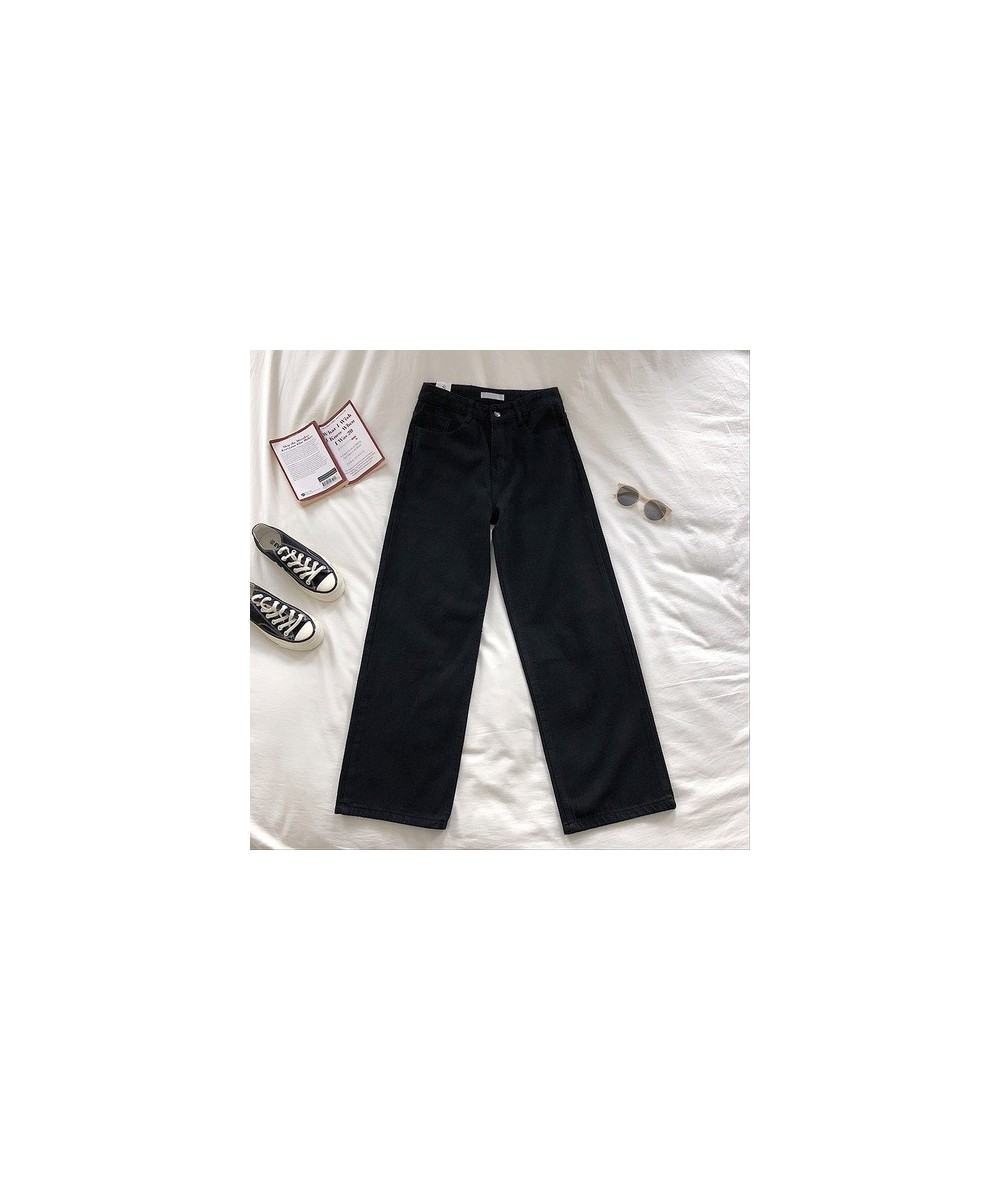 Woman High Waist Jeans 2023 New Spring Autumn Korean Casual Loose Wide-leg Pants Women Streetwear Baggy White Button Fly Jean...