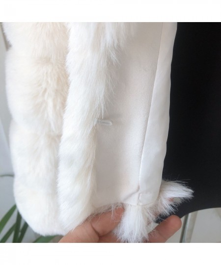 2022 Women's Faux Fur Jacket Winter Warm Fur Jacket Popular Suit Collar Style Faux Fox Fur Jacket Fake Fur Jacket Fluffy Fur ...