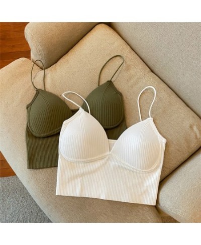 Retro Style Sports Brs for Women Seamless Brallette Mujer Sexy Breathable Underwear Push Up Bra $15.73 - Underwear