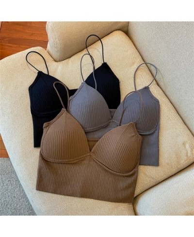 Retro Style Sports Brs for Women Seamless Brallette Mujer Sexy Breathable Underwear Push Up Bra $15.73 - Underwear