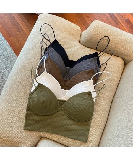 Retro Style Sports Brs for Women Seamless Brallette Mujer Sexy Breathable Underwear Push Up Bra $15.73 - Underwear