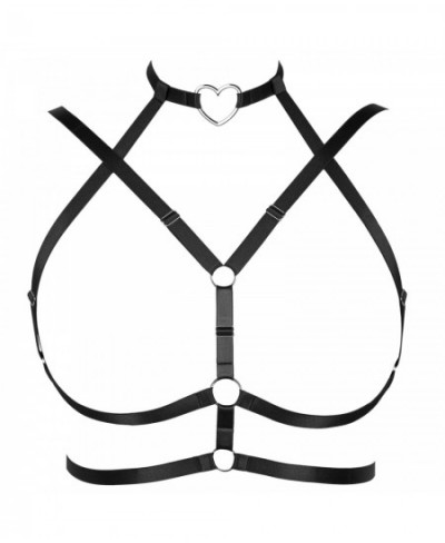 Women Gothic Erotic Body Harness Bondage Cage Bra Top Harness Adjustable Bdsm Garter Belt Lingerie Suspenders Straps $26.42 -...