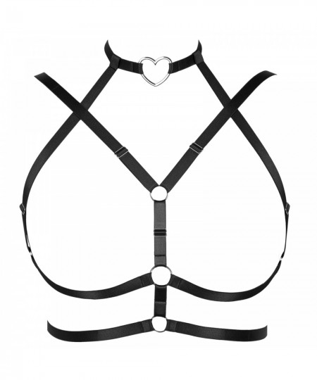 Women Gothic Erotic Body Harness Bondage Cage Bra Top Harness Adjustable Bdsm Garter Belt Lingerie Suspenders Straps $26.42 -...