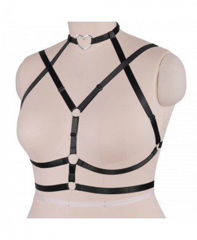 Women Gothic Erotic Body Harness Bondage Cage Bra Top Harness Adjustable Bdsm Garter Belt Lingerie Suspenders Straps $26.42 -...