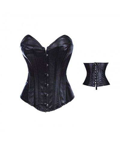 Leather corset waist corset Corset steampunk gothic waist sexy corselet Bustier corset corselet waist trainer $41.46 - Underwear