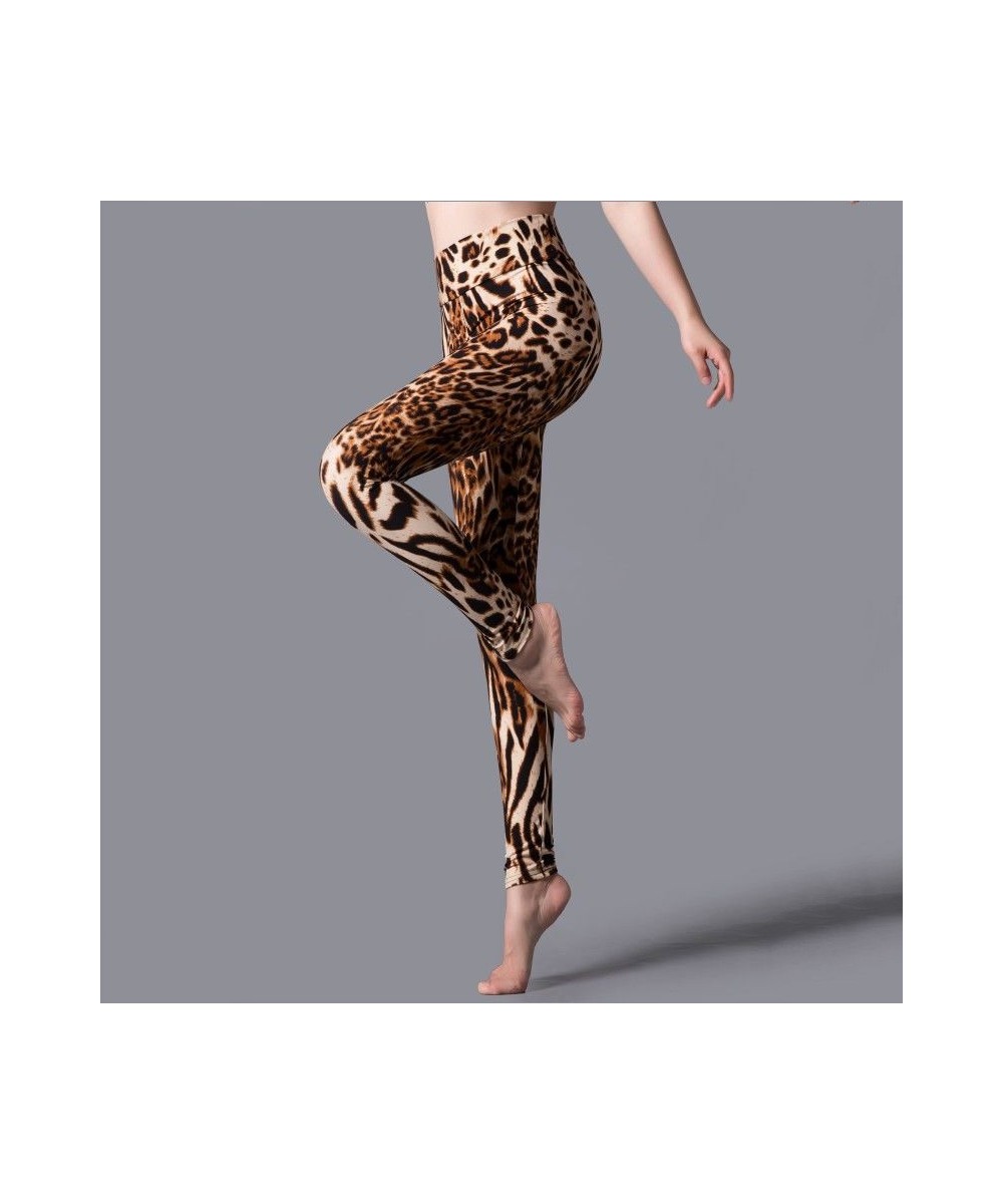 Leopard Leggings Summer Women Leggins Elastic High Waist Fashion Print Fitness Sexy Trousers Push Up Pants $19.57 - Bottoms