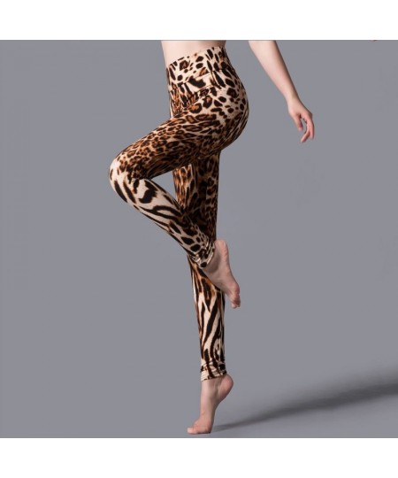 Leopard Leggings Summer Women Leggins Elastic High Waist Fashion Print Fitness Sexy Trousers Push Up Pants $19.57 - Bottoms