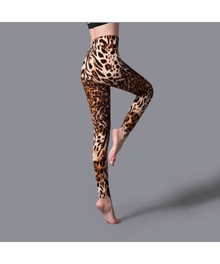 Leopard Leggings Summer Women Leggins Elastic High Waist Fashion Print Fitness Sexy Trousers Push Up Pants $19.57 - Bottoms