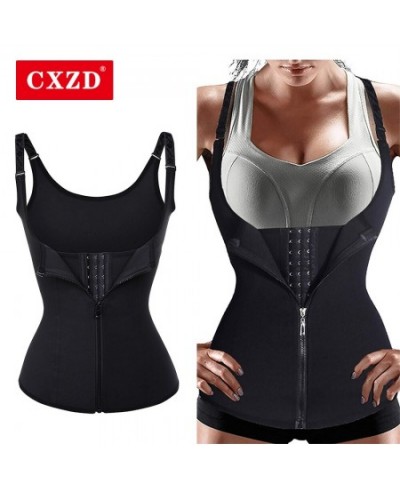 Women Waist Trainer Push Up Vest Tummy Belly Girdle Body Shaper Waist Cincher Corset Zipper Vest Plus Size S-4XL Shaperwear $...