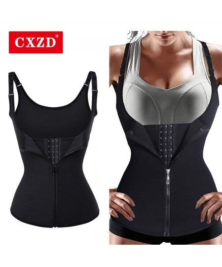 Women Waist Trainer Push Up Vest Tummy Belly Girdle Body Shaper Waist Cincher Corset Zipper Vest Plus Size S-4XL Shaperwear $...