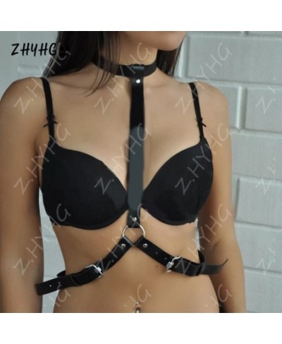 Sexy Body Bondage Leg Harness Women Sword Belt Leather Harness Garter Belt Tight Garter Suspenders Straps Stockings With Belt...