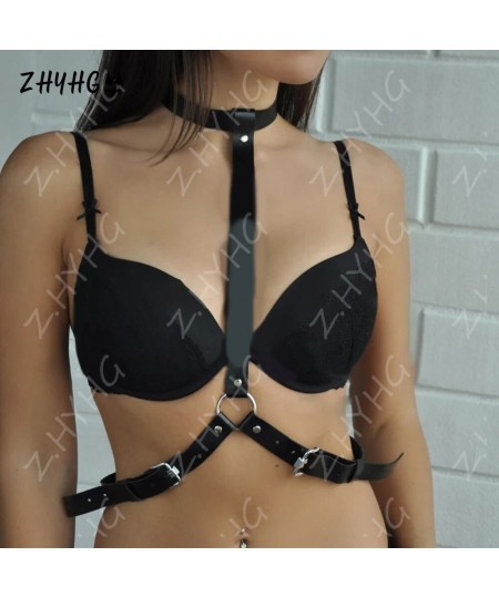 Sexy Body Bondage Leg Harness Women Sword Belt Leather Harness Garter Belt Tight Garter Suspenders Straps Stockings With Belt...