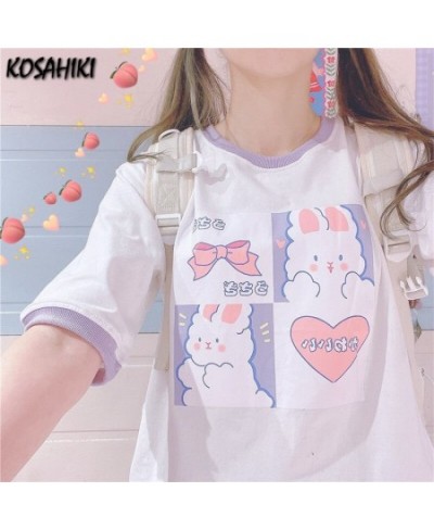 Kawaii Tshirt Women Fashion 2023 Cute Cartoon Print Tops Women Loose T Shirt Casual All Match Summer Graphic T Shirts $28.79 ...