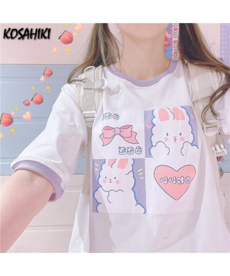 Kawaii Tshirt Women Fashion 2023 Cute Cartoon Print Tops Women Loose T Shirt Casual All Match Summer Graphic T Shirts $28.79 ...