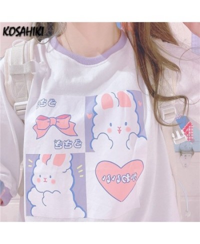 Kawaii Tshirt Women Fashion 2023 Cute Cartoon Print Tops Women Loose T Shirt Casual All Match Summer Graphic T Shirts $28.79 ...