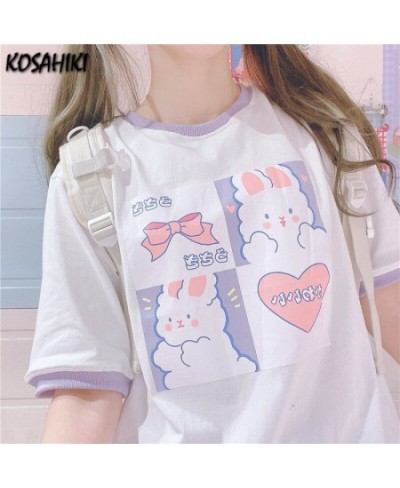 Kawaii Tshirt Women Fashion 2023 Cute Cartoon Print Tops Women Loose T Shirt Casual All Match Summer Graphic T Shirts $28.79 ...