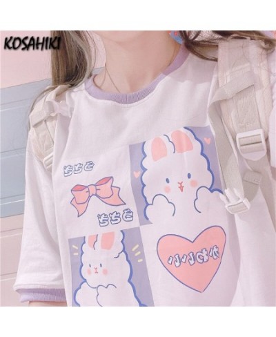 Kawaii Tshirt Women Fashion 2023 Cute Cartoon Print Tops Women Loose T Shirt Casual All Match Summer Graphic T Shirts $28.79 ...