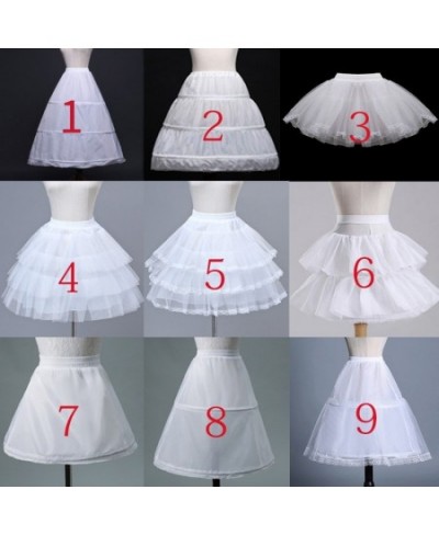 Flower Girls Petticoat Underskirt Cosplay Party Short Dress Jupon Enfant Fille Lolita Ballet Tutu Skirt Enaguas Sottogonna Mi...