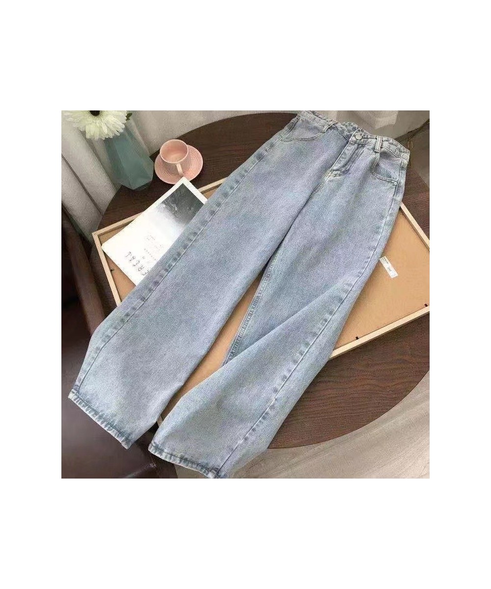 Streetwear Straight Pants Ladies Ripped Jeans Mid Waist Loose Wide Leg Pants Ladies Jeans Y2K Summer High Street Cargo Pants ...