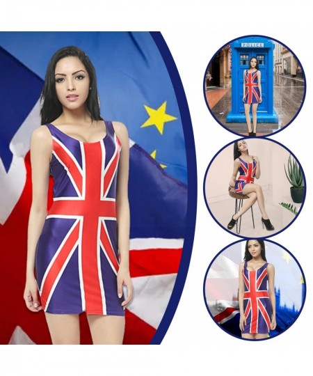 Union Jack Iphone Case Flare Dress Square Neck Dress British Britain Printed Dress Jack Great Flag Fashion Union Female Ele $...