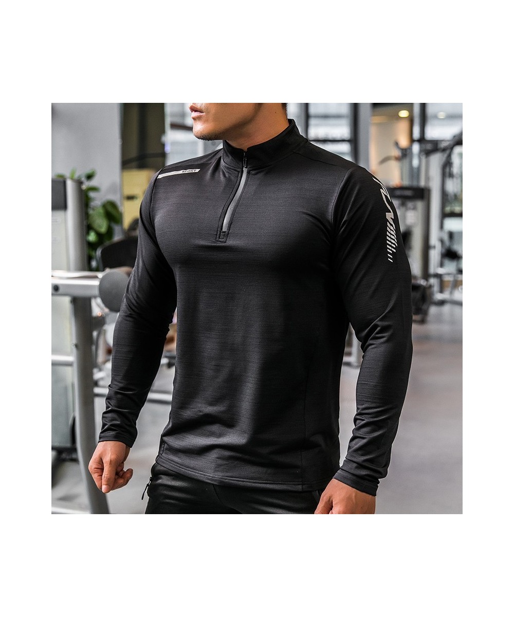 Dry Fit Compression Sport Shirt Men Rashgard Fitness Long Sleeves Running Sweatshirt Gym T-shirt Football Jersey Sportswear $...