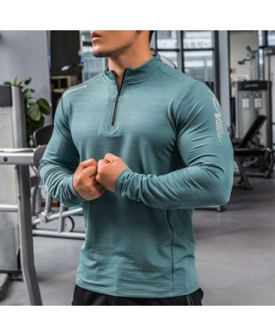 Dry Fit Compression Sport Shirt Men Rashgard Fitness Long Sleeves Running Sweatshirt Gym T-shirt Football Jersey Sportswear $...