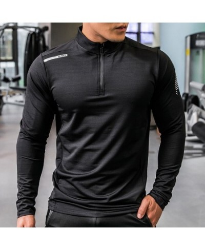 Dry Fit Compression Sport Shirt Men Rashgard Fitness Long Sleeves Running Sweatshirt Gym T-shirt Football Jersey Sportswear $...