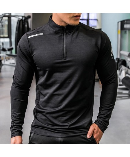 Dry Fit Compression Sport Shirt Men Rashgard Fitness Long Sleeves Running Sweatshirt Gym T-shirt Football Jersey Sportswear $...