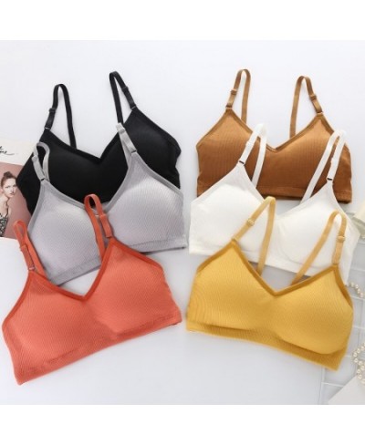 Seamless Brassiere Bras For Women Full Cup Breathable Bralette Wire Free Sleep Bra Tube Top Bralette Thread Girl Women Bra $1...