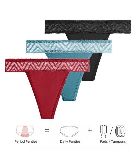 4-Layer LeakProof Menstrual Period Panties Women Period Panties Women Underwear Physiological Thong Underwear $15.13 - Underwear