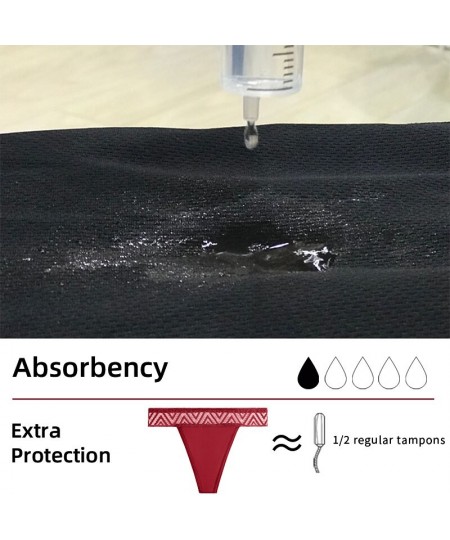 4-Layer LeakProof Menstrual Period Panties Women Period Panties Women Underwear Physiological Thong Underwear $15.13 - Underwear