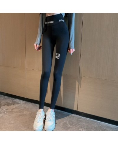 2023 Spring And Autumn Wear High Waist Yoga Pants Tight Shark Pants Women's Leggings $30.19 - Bottoms