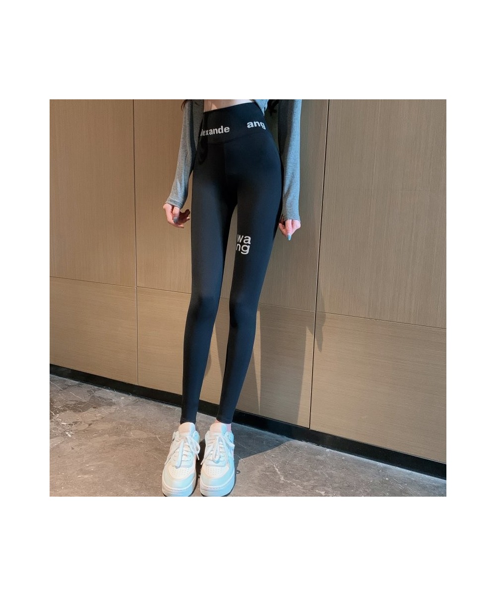 2023 Spring And Autumn Wear High Waist Yoga Pants Tight Shark Pants Women's Leggings $30.19 - Bottoms