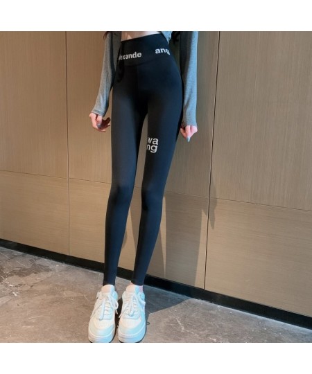 2023 Spring And Autumn Wear High Waist Yoga Pants Tight Shark Pants Women's Leggings $30.19 - Bottoms