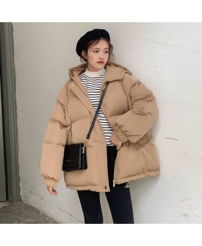 Winter Jacket Women Oversize Parka Coat woman Warm Thick Cotton Coat Loose Hooded Padded winter clothes womenc jacket $51.44 ...