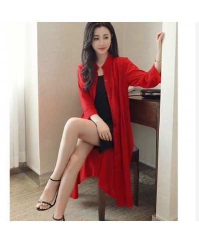 Women Clothing Female Summer Thin Section Sun Protection Clothing Long Sleeve Shawl Chiffon Cardigan Coat 5xl E104 $28.67 - J...